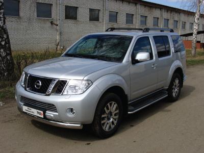 Защита бампера Nissan Pathfinder (R51M) 2005.