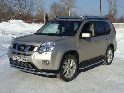 Защита бампера Nissan X-Trail (T31) 2007.