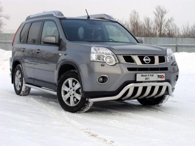 Защита бампера Nissan X-Trail (T31) 2007.