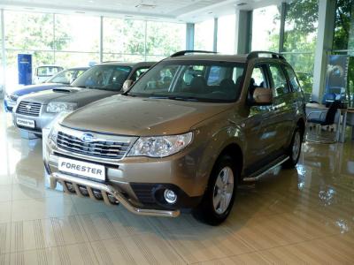 Защита бампера Subaru Forester (SH) 2008.