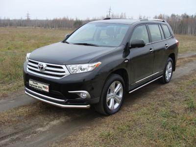 Пороги Toyota Highlander (U40) 2007.