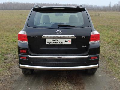 Защита бампера Toyota Highlander (U40) 2007.