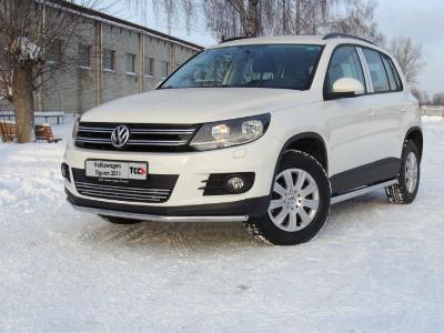 Защита бампера Volkswagen Tiguan 2007.