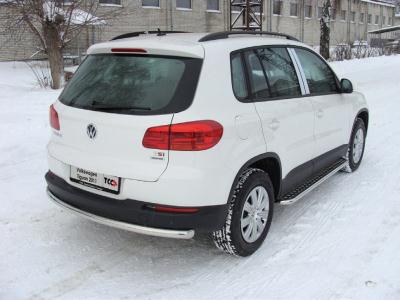 Защита бампера Volkswagen Tiguan 2007.