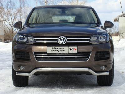 Защита бампера Volkswagen Touareg (7P5) 2010.