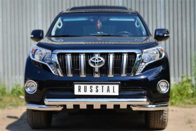 Защита переднего бампера Land Cruiser Prado 150 Toyota 2014.