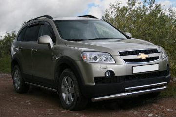 Защита бампера Chevrolet Captiva 2006 - 2012.