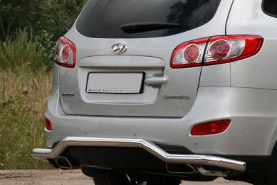 Защита бампера Hyundai Santa Fe 2010 - 2012.