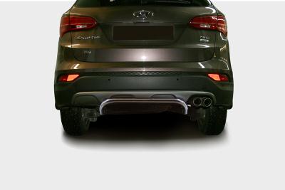 Защита бампера Hyundai Santa Fe 2013.