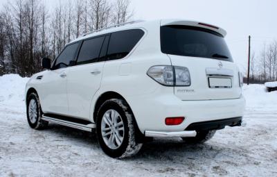 Защита бампера Nissan Patrol 2010 - наст. время.