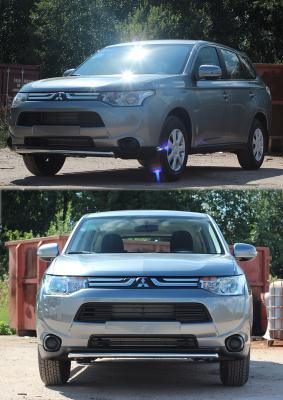 Защита бампера Mitsubishi Outlander XL 2012 - наст. время.