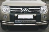 Защита бампера Mitsubishi Pajero IV 2006 - наст. время.