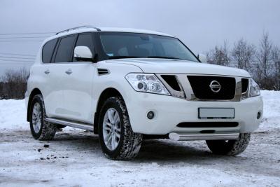 Защита бампера Nissan Patrol 2010 - наст. время.