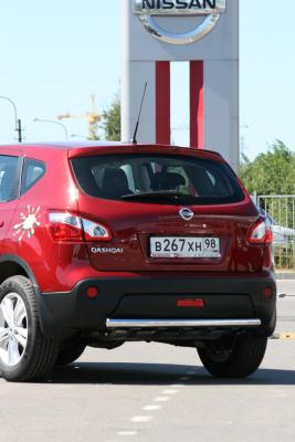 Защита бампера Nissan Qashqai 2010 - наст. время.