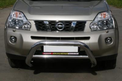 Решётка бампера Nissan X-Trail 2007 - 2010.