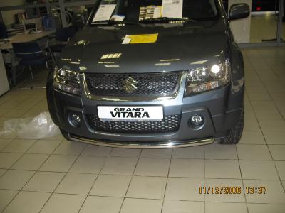 Защита бампера Suzuki Grand Vitara 2008 - 2012.