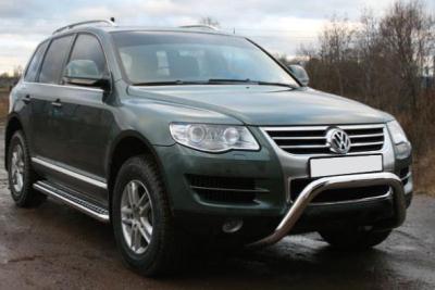 Решётка бампера Volkswagen Touareg 2006 - 2009.