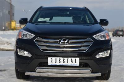 Защита бампера Hyundai Santa Fe 2012 - наст. время.