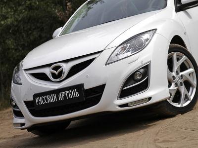 Накладки на фары Mazda 6 (GH12 седан) 2007 - наст. время.