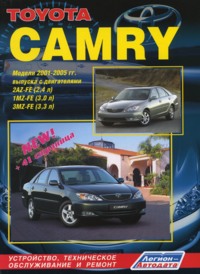 Печатная продукция TOYOTA CAMRY (2001-2005 ГГ .