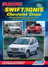 Печатная продукция SUZUKI SWIFT (2000-2005), IGNIS (С 2000 Г .