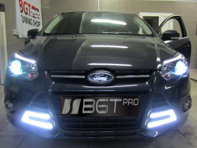 Дневные ходовые огни (DRL) для Ford Focus 3 (2011+) "Neon Style" Ford Focus 3.