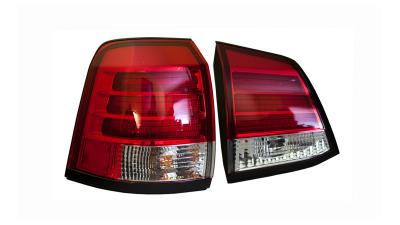 Задняя светодиодная оптика для Toyota Land Cruiser 200,  Land Cruiser 200/202 (2012+) (Red) .