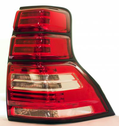 Задняя оптика для Toyota Land Cruiser Prado 150 Red/Clear .