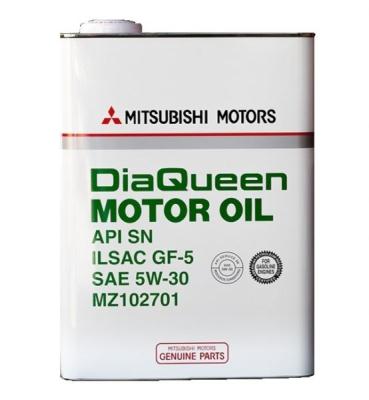 Моторное масло MITSUBISHI Dia Queen Motor Oil SAE 5W-30 API SN/GF-5 (4л) .