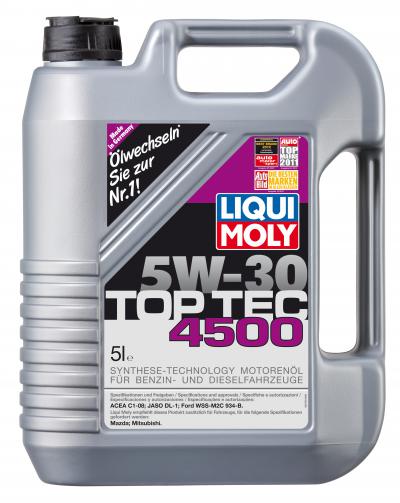 Моторное масло Liqui Moly Top Tec 4500  SAE 5W-30 .