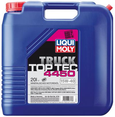 Моторное масло Liqui Moly Top Tec Truck 4450 SAE 15W-40 .