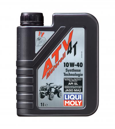 Моторное масло для 4-тактных Мотоциклов ATV 4T Motoroil  SAE 10W-40 .