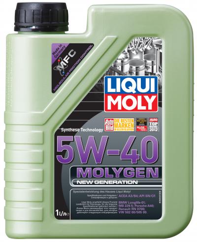 Моторное масло Liqui Moly Molygen New Generation 5W-40 .