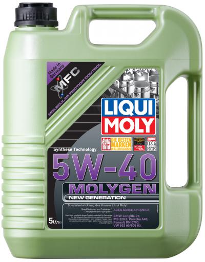 Моторное масло Liqui Moly Molygen New Generation 5W-40 .