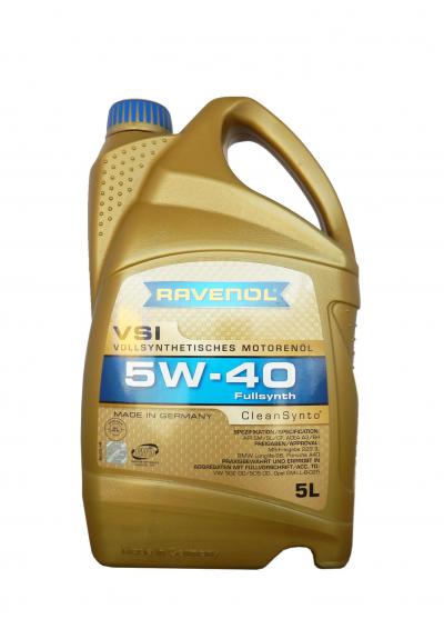 Моторное масло RAVENOL VSI SAE 5W-40 ( 5л) new.