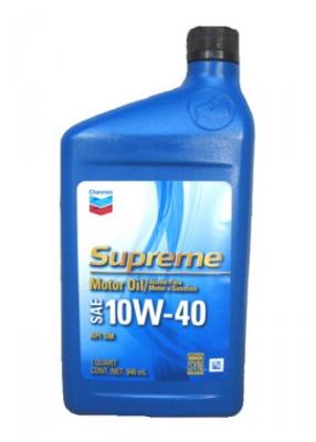 Chevron CHEVRON SUPREME MOTOR OIL SAE 10W40 .