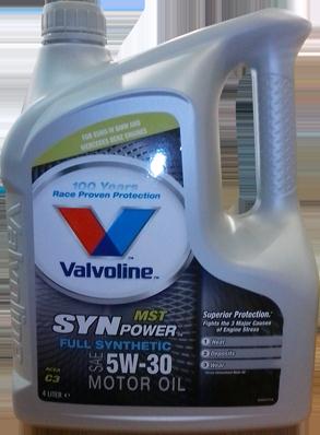 Valvoline VALVOLINE SYNPOWER MST 5W30 .