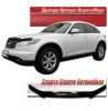 Иконка:Дефлектор капота Classic черный Infiniti FX 35 2003 - 2008.