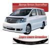 Иконка:Дефлектор капота Classic черный Toyota Alphard 2003.