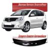 Иконка:Дефлектор капота Classic черный Nissan Note 2010.