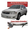 Иконка:Дефлектор капота Шелкография "карбон" серебро Toyota Vista 1998 - 2000.