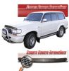 Иконка:Дефлектор капота Шелкография "карбон" серебро Toyota Land Cruiser 80 1989 - 1998.