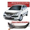 Иконка:Дефлектор капота Шелкография "карбон" серебро Hyundai Getz 2007.