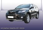 Иконка:Защита переднего бампера d57+d57 двойная Hyundai Santa Fe 2010.