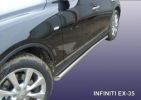 Иконка:Пороги d57 с гибами Infiniti EX35 2008.