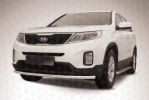 Иконка:Защита переднего бампера d57 радиусная KIA SORENTO 2013.