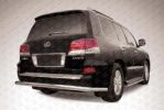 Иконка:Защита заднего бампера d76 радиусная Lexus LX570 2012.