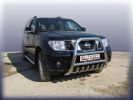 Иконка:Кенгурятник d76 высокий с защитой картера Nissan Navara.