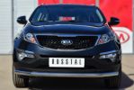 Иконка:Защита переднего бампера d63 (секции) Sportage Kia 2014.